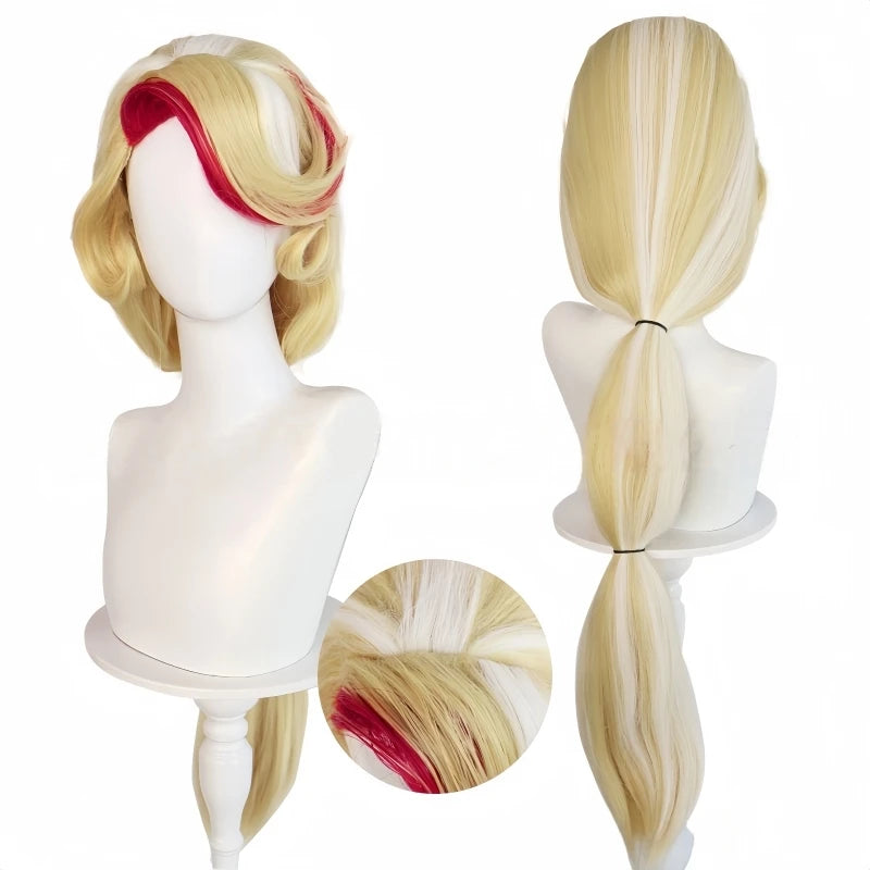 High Quality Charlie Morningstar Wig Heat Resistant Synthetic Hair Anime Cosplay Wigs + Wig Cap